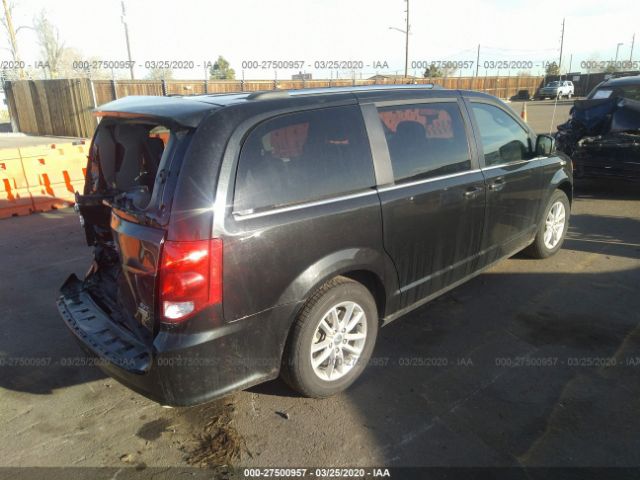 2C4RDGCG1KR765434 - 2019 DODGE GRAND CARAVAN SXT Black photo 4