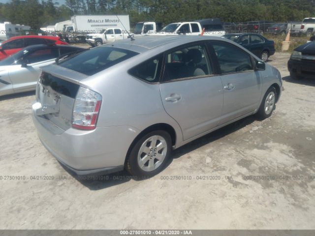 JTDKB20U567534631 - 2006 TOYOTA PRIUS  Silver photo 4