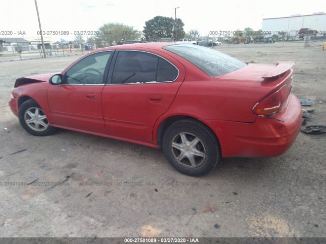 1G3NL52F94C170518 - 2004 OLDSMOBILE ALERO GL Red photo 3