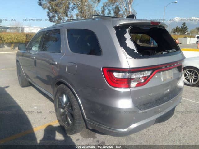 1C4RDHDG0EC537569 - 2014 DODGE DURANGO LIMITED Gray photo 3