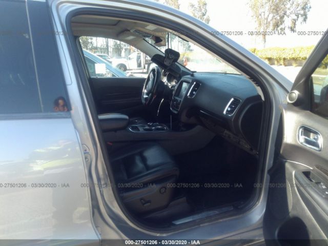 1C4RDHDG0EC537569 - 2014 DODGE DURANGO LIMITED Gray photo 5