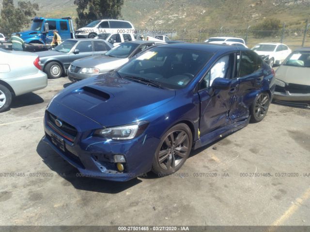 JF1VA1J60G9829447 - 2016 SUBARU WRX LIMITED Dark Blue photo 2