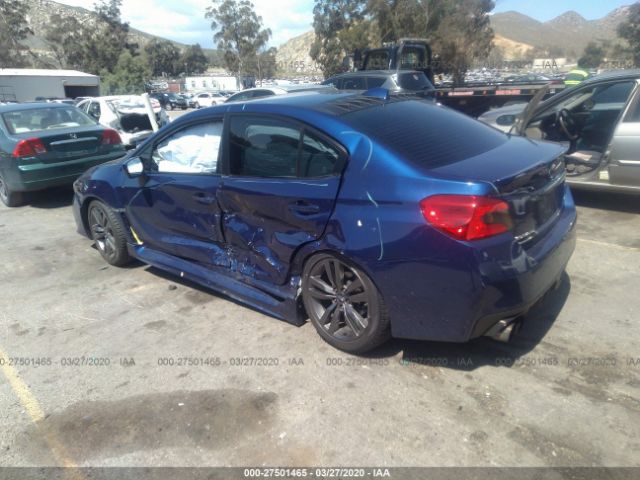 JF1VA1J60G9829447 - 2016 SUBARU WRX LIMITED Dark Blue photo 3