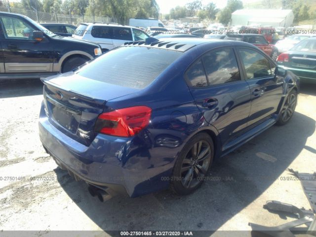 JF1VA1J60G9829447 - 2016 SUBARU WRX LIMITED Dark Blue photo 4