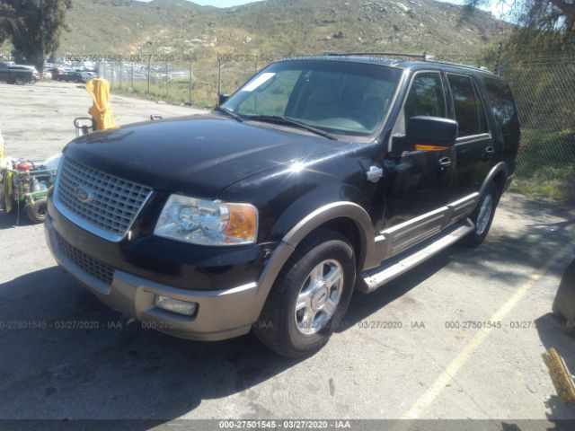 1FMFU17L34LA27858 - 2004 FORD EXPEDITION EDDIE BAUER Black photo 2