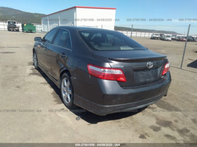 4T1BE46K37U135675 - 2007 TOYOTA CAMRY CE/LE/XLE/SE Gray photo 3