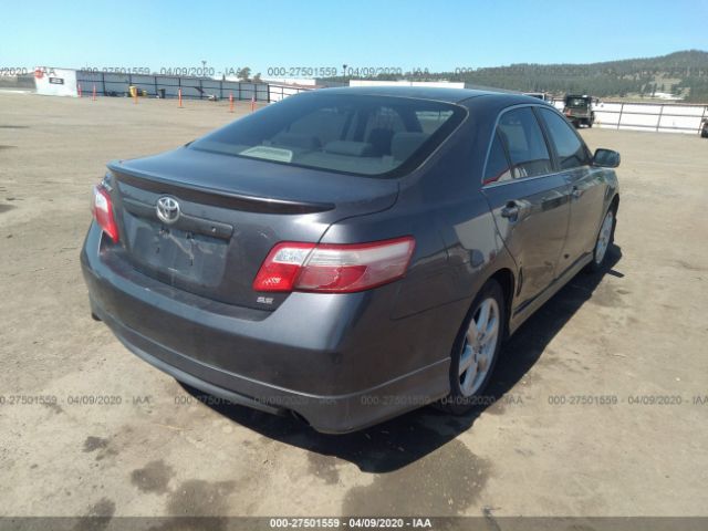 4T1BE46K37U135675 - 2007 TOYOTA CAMRY CE/LE/XLE/SE Gray photo 4