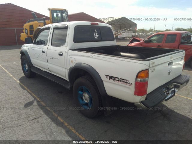 5TEGN92N64Z338585 - 2004 TOYOTA TACOMA DOUBLE CAB PRERUNNER White photo 3