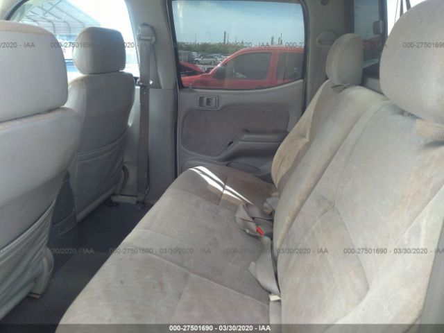 5TEGN92N64Z338585 - 2004 TOYOTA TACOMA DOUBLE CAB PRERUNNER White photo 8
