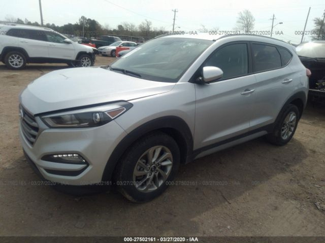 KM8J33A41JU693228 - 2018 HYUNDAI TUCSON LIMITED/SPORT AND ECO/SE Silver photo 2