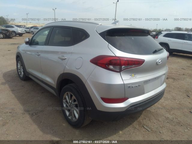 KM8J33A41JU693228 - 2018 HYUNDAI TUCSON LIMITED/SPORT AND ECO/SE Silver photo 3