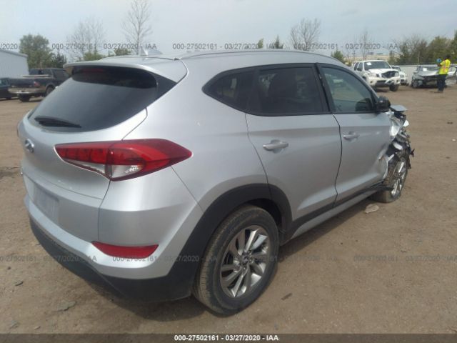 KM8J33A41JU693228 - 2018 HYUNDAI TUCSON LIMITED/SPORT AND ECO/SE Silver photo 4