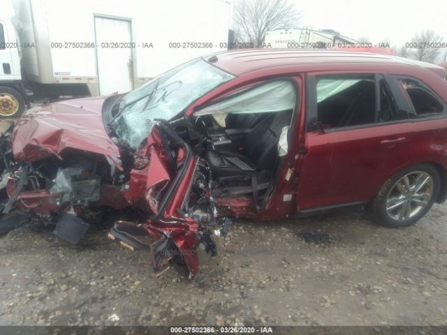 2FMDK3JC4DBA94664 - 2013 FORD EDGE SEL Burgundy photo 6