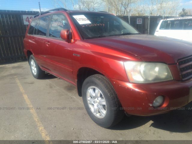 JTEHF21A920063388 - 2002 TOYOTA HIGHLANDER LIMITED Red photo 6