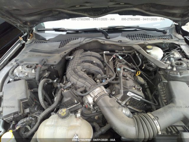1FATP8EM4F5335699 - 2015 FORD MUSTANG  Gray photo 10