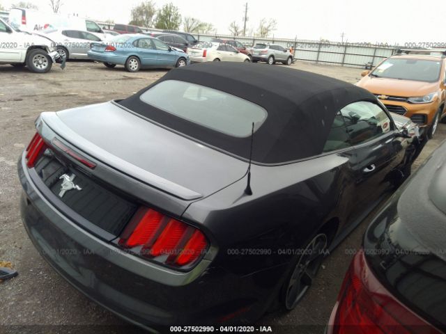 1FATP8EM4F5335699 - 2015 FORD MUSTANG  Gray photo 4