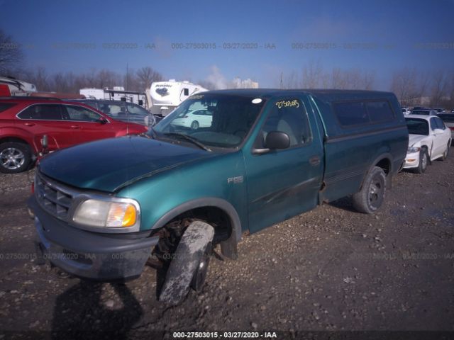 1FTDF18W8VNA61251 - 1997 FORD F150  Green photo 2