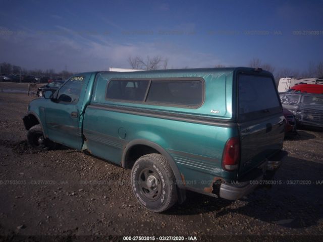 1FTDF18W8VNA61251 - 1997 FORD F150  Green photo 3