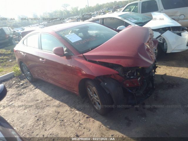 KMHD84LF9HU275335 - 2017 HYUNDAI ELANTRA SE/VALUE/LIMITED Red photo 1