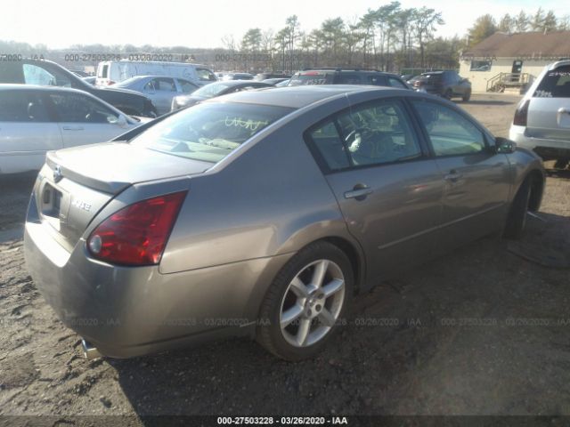 1N4BA41E35C876807 - 2005 NISSAN MAXIMA SE/SL Tan photo 4