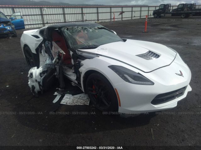 1G1YH2D75G5109882 - 2016 CHEVROLET CORVETTE STINGRAY/1LT/Z51 White photo 1