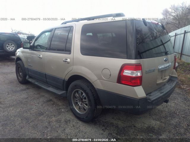 1FMFU16577LA88119 - 2007 FORD EXPEDITION XLT Gold photo 3