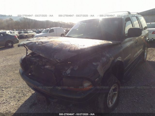 1B4HS28Z7YF152195 - 2000 DODGE DURANGO  Dark Blue photo 6