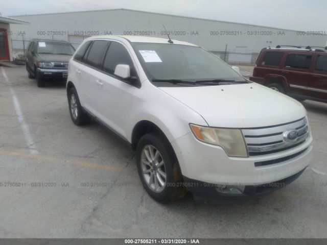 2FMDK3JC2ABA40324 - 2010 FORD EDGE SEL White photo 1