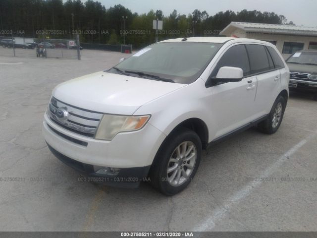 2FMDK3JC2ABA40324 - 2010 FORD EDGE SEL White photo 2