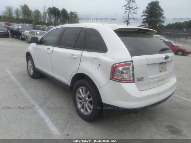 2FMDK3JC2ABA40324 - 2010 FORD EDGE SEL White photo 3