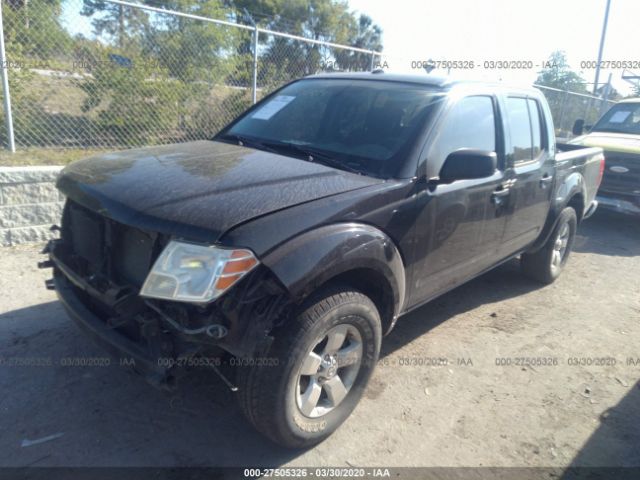 1N6AD0ER1BC417805 - 2011 NISSAN FRONTIER S/SV/SL/PRO-4X Black photo 2