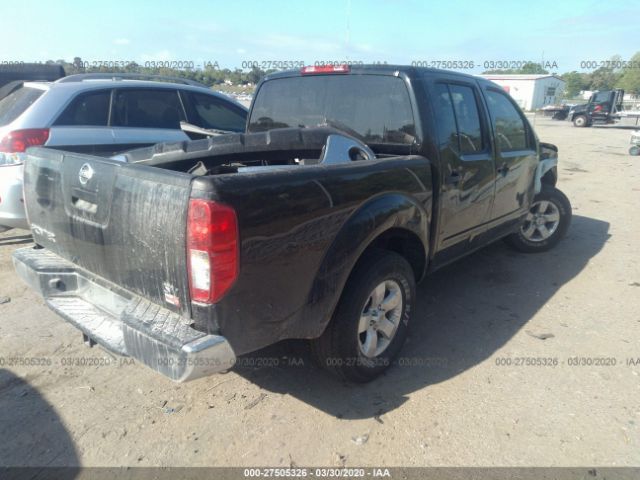 1N6AD0ER1BC417805 - 2011 NISSAN FRONTIER S/SV/SL/PRO-4X Black photo 4