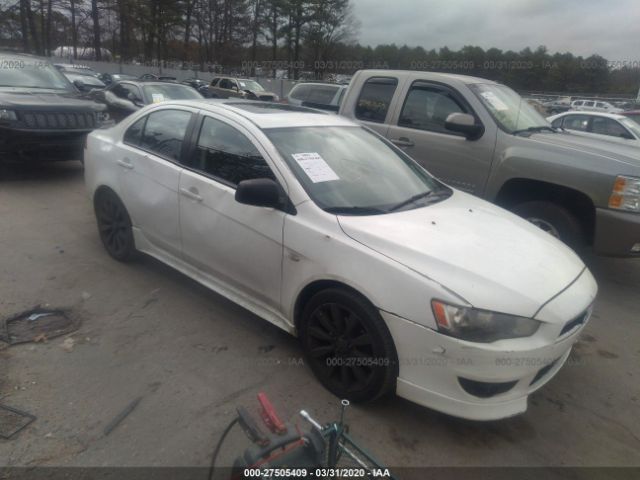 JA3AU86W59U015780 - 2009 MITSUBISHI LANCER GTS White photo 1