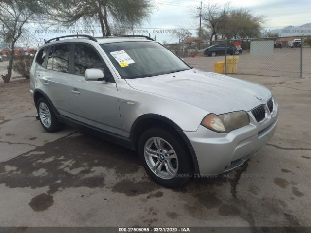 WBXPA93416WG82736 - 2006 BMW X3 3.0I Silver photo 1