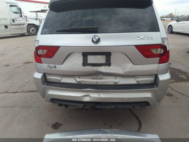 WBXPA93416WG82736 - 2006 BMW X3 3.0I Silver photo 6