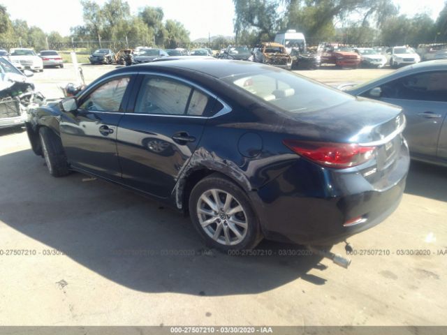 JM1GL1U50H1105631 - 2017 MAZDA 6 SPORT Blue photo 3