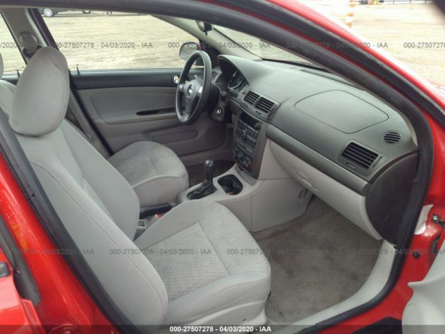 1G1AT58HX97181138 - 2009 CHEVROLET COBALT LT Red photo 5