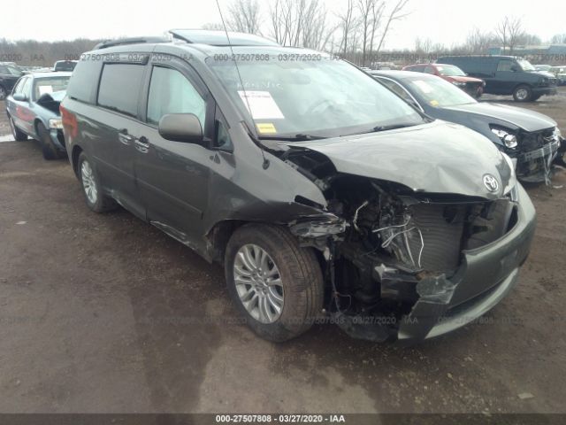 5TDYK3DC7DS351851 - 2013 TOYOTA SIENNA XLE/LIMITED Gray photo 1