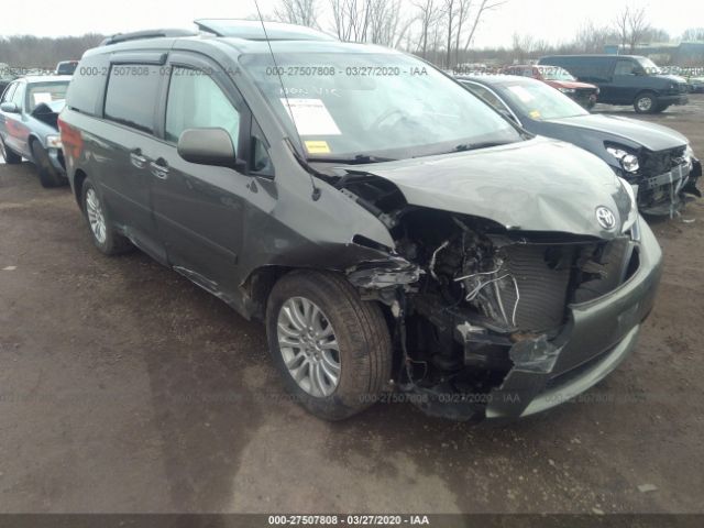 5TDYK3DC7DS351851 - 2013 TOYOTA SIENNA XLE/LIMITED Gray photo 6