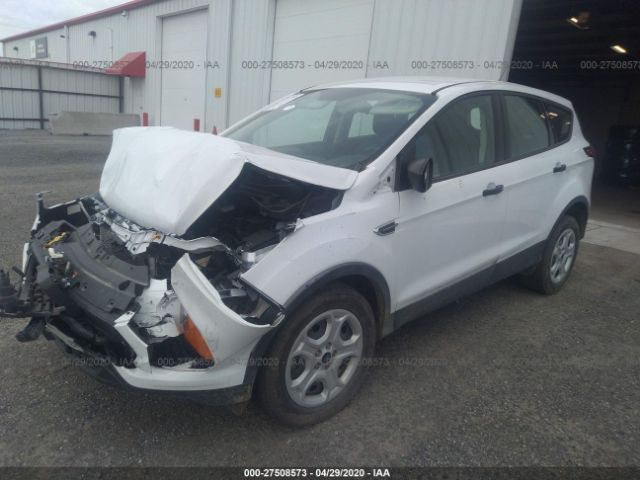 1FMCU0F70KUB38618 - 2019 FORD ESCAPE S White photo 2