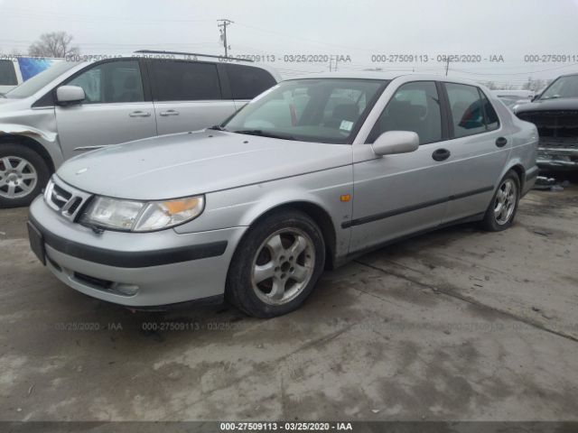 YS3EF45EXX3087570 - 1999 SAAB 9-5 SE Silver photo 2