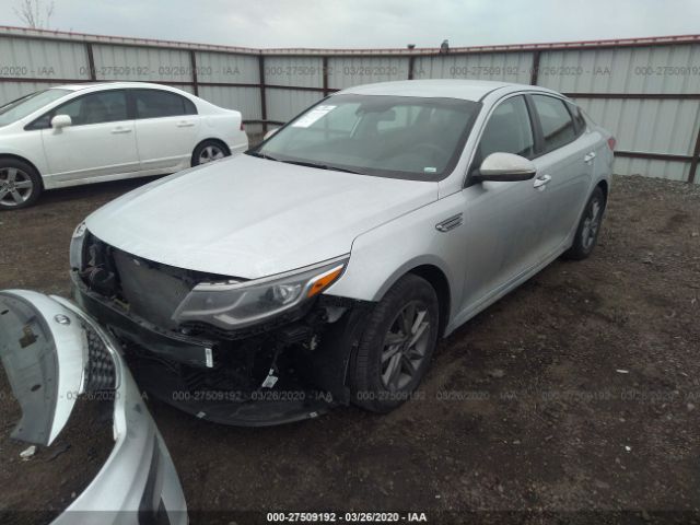 5XXGT4L30LG389194 - 2020 KIA OPTIMA LX/S Silver photo 2