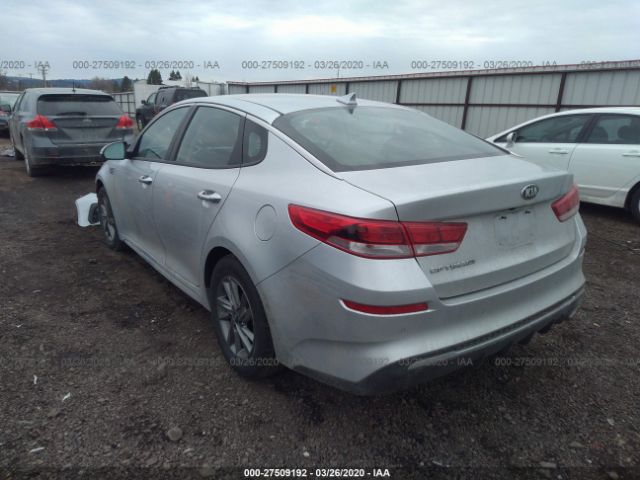 5XXGT4L30LG389194 - 2020 KIA OPTIMA LX/S Silver photo 3