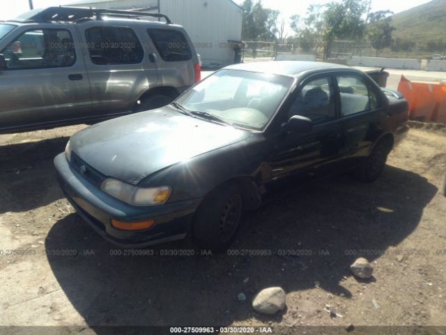 1NXBA02E6TZ386298 - 1996 TOYOTA COROLLA  Green photo 2