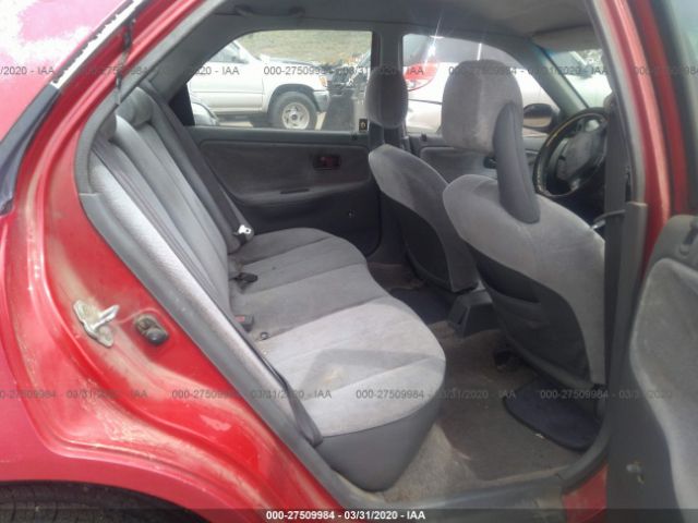 1HGEG8642SL010025 - 1995 HONDA CIVIC DX/LX Red photo 8