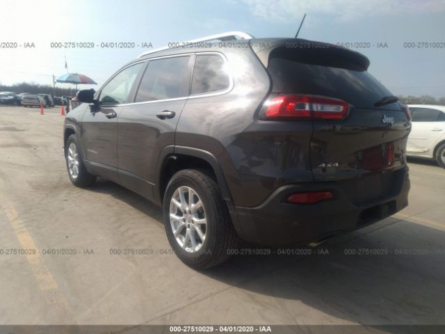 1C4PJMCB7FW513428 - 2015 JEEP CHEROKEE LATITUDE Gray photo 3