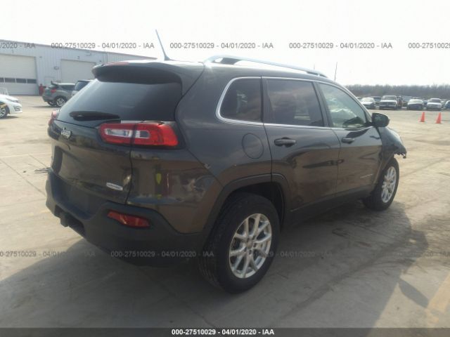 1C4PJMCB7FW513428 - 2015 JEEP CHEROKEE LATITUDE Gray photo 4