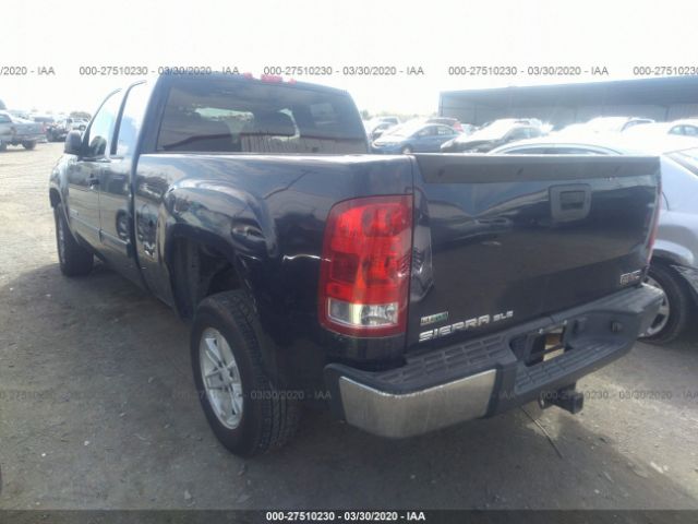 1GTSCVE02AZ262332 - 2010 GMC SIERRA C1500 SLE Blue photo 3