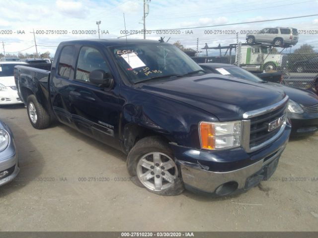 1GTSCVE02AZ262332 - 2010 GMC SIERRA C1500 SLE Blue photo 6