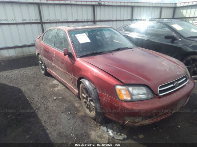 4S3BE645826211580 - 2002 SUBARU LEGACY GT Maroon photo 1